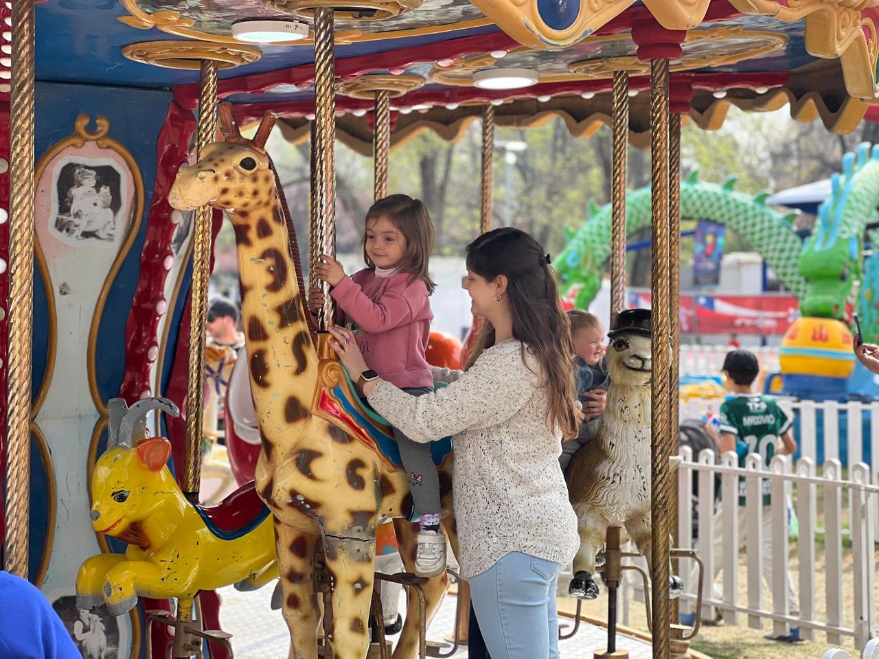 Carrusel de animalitos de nuestro prque acuático Antofagasta Summer Park